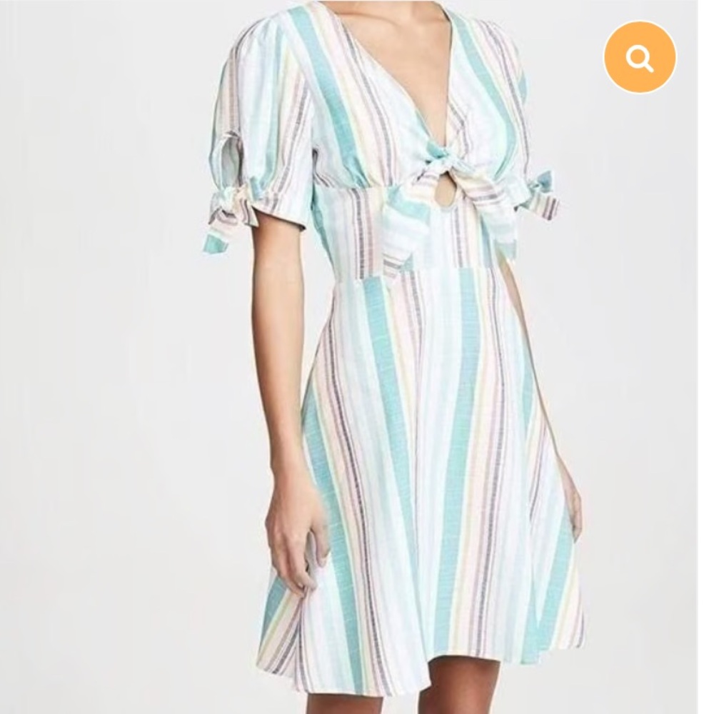 LERUMI| NWT Ana Striped Midi Dress